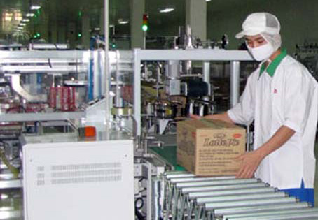 Sản xuất bánh tại Bibica.                                                                 (Nguồn ảnh: Bibica)