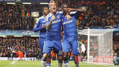 Chelsea giành chiến thắng thuyết phục trước Valencia 3 bàn không gỡ.          Ảnh: T.L