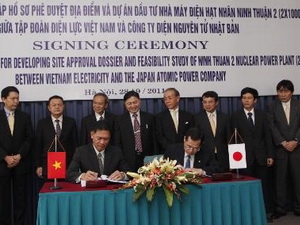 EVN và Công ty Điện hạt nhân Nhật Bản (JAPC) ký hợp đồng Dịch vụ tư vấn hồ sơ phê duyệt địa điểm và Dự án đầu tư Nhà máy điện hạt nhân Ninh Thuận 2.