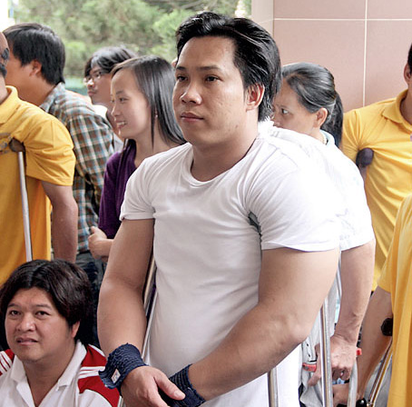 VĐV môn cử tạ Phạm Tống Trọng.
