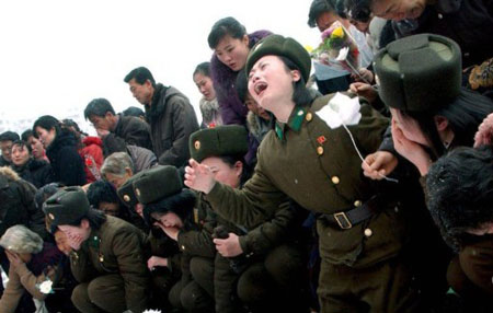 Người dân Triều Tiên tiếc thương Chủ tịch Kim Jong-il.