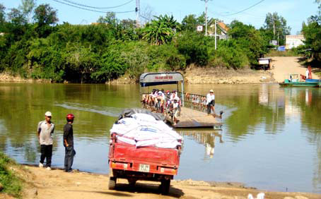   Phà Thanh Sơn hiện nay.