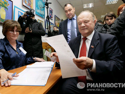 Chủ tịch Đảng Cộng sản Liên bang Nga Gennady Zyuganov 