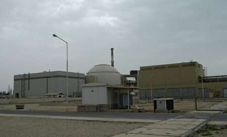 Nhà máy hạt nhân Bushehr của Iran.
