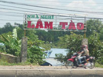 The Lam Tao Motel in Dong Nai, southern Vietnam,  where its owner his wife were seriously injured in a fire January 24. The woman has since succumbed to her injuries.