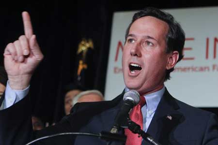 Cựu Thượng nghị sỹ Rick Santorum tại Missouri. (Nguồn: Reuters)