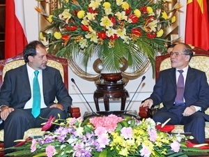 NA chairman meets Chilean Senate President