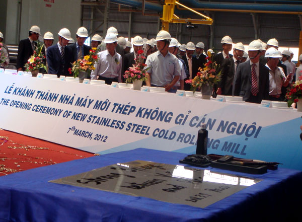 S Korean firm opens second stainless steel plant in Viet Nam