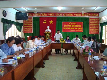 Quang cảnh buổi giám sát