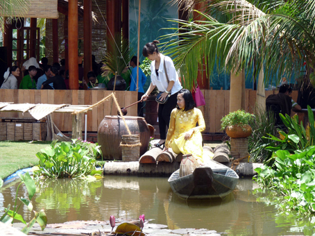 Ngây ngất...  dừa Bến Tre