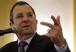 Bộ trưởng Quốc phòng Israel Ehud Barak. (Nguồn: AP)