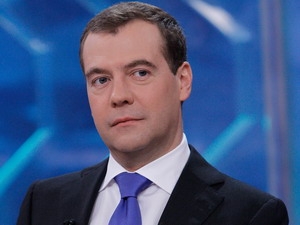 Tân thủ tướng Nga, Dmitry Medvedev. (Nguồn: AFP/TTXVN)