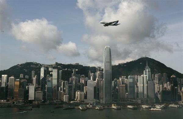 Hong Kong's Two International Financial Center is the eleventh tallest. Height: 1,362 feet. 