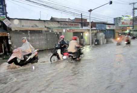 Cảnh ngập lụt