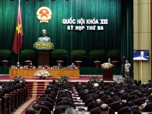 The third sesion of the National Assembly opens. 