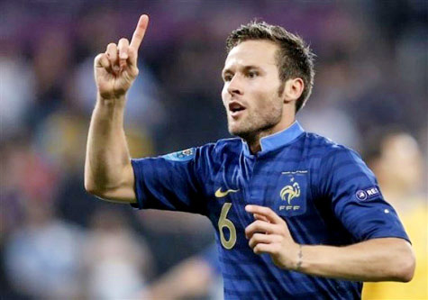 Yohan Cabaye có đã ghi bàn ấn định chiến thắng 2-0 cho Pháp.                                         Ảnh: T.L