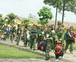 Trại sinh tham gia trại hè