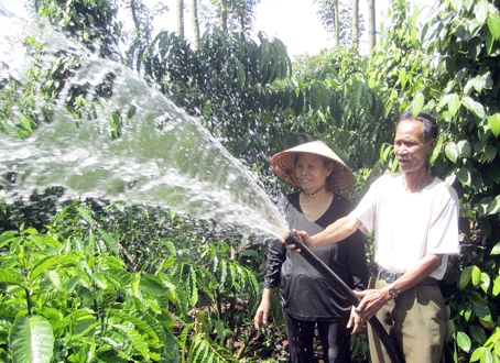 Từ hai bàn tay trắng của buổi đầu lập nghiệp, nhờ chăm chỉ lao động, vợ chồng ông Đỗ Duy Đáng hiện có trong tay hàng tỷ đồng từ mảnh vườn kết hợp vườn - ao - chuồng.