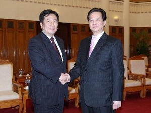 PM Nguyen Tan Dung receives Japanese Minister of Economy, Trade and Industry Yukio Edano