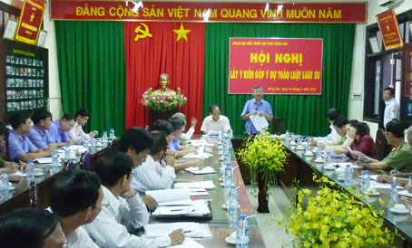 Quang cảnh hội nghị.