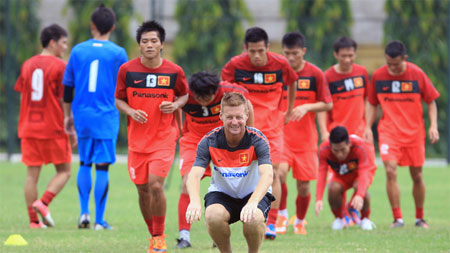 New national assistant coach Dylan Kerr is tasked with whipping the men’s national football squad into shape