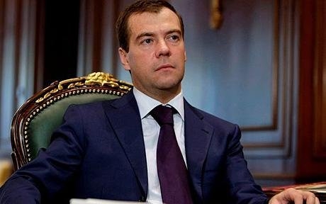 Thủ tướng Nga Dmitry Medvedev