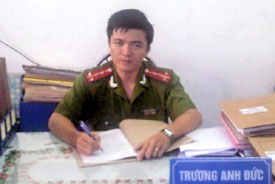 Đại úy Trương Anh Đức.