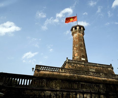 The Hanoi Flagpole.