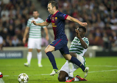 Ngược dòng hạ Celtic, Barcelona vững ngôi đầu bảng