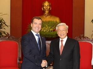Leaders welcome Russian Prime Minister