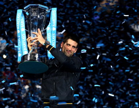 Vượt qua Federer, Djokovic lần thứ 2 vô địch ATP World Tour Finals
