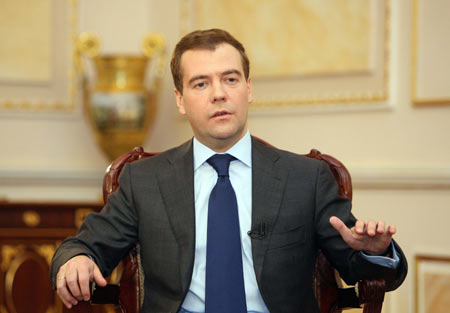 Thủ tướng Nga Dmitry Medvedev