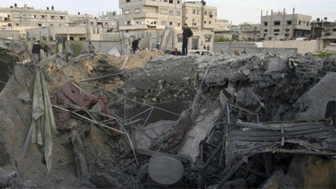 Cảnh giao chiến nóng bỏng giữa Israel và Hamas