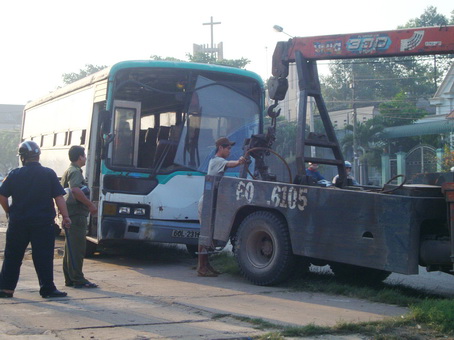 Hiện trường vụ tai nạn