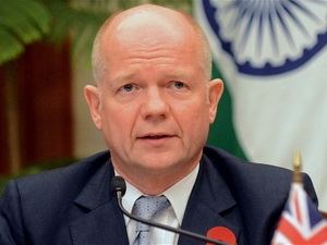 Ngoại trưởng Anh William Hague