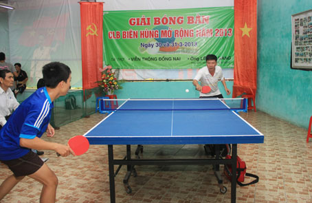 Giải bóng bàn CLB Biên Hùng mở rộng năm 2013: Đội Biên Hùng 1 vô địch