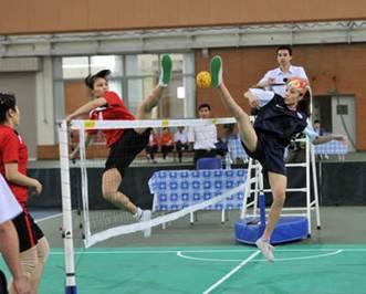 Hanoi women team (in red) crush Quang Ninh 3-0 in the finals