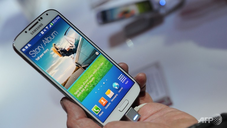 Samsung's Galaxy S4 smartphone.