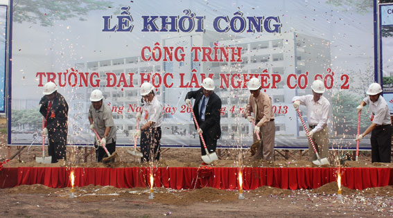 Gần 70 tỷ đồng xây dựng Trường đại học Lâm Nghiệp cơ sở 2