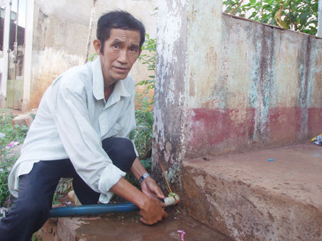 200 hộ dân thiếu nước sinh hoạt