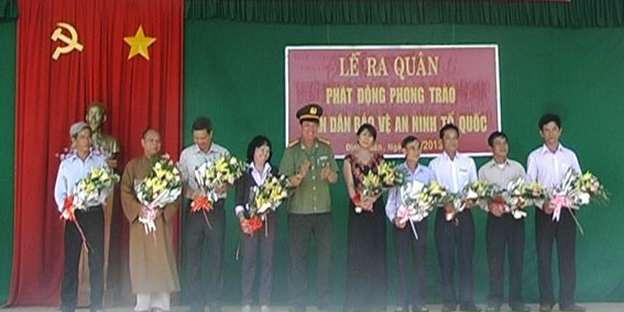 Ra quân phát động phong trào “Toàn dân bảo vệ an ninh Tổ quốc”