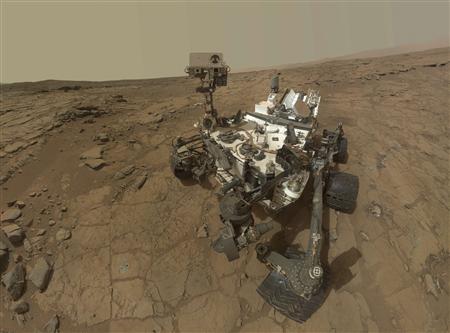 This self-portrait of NASA's Mars Curiosity rover is shown in this NASA handout composite image released May 30, 2013. 