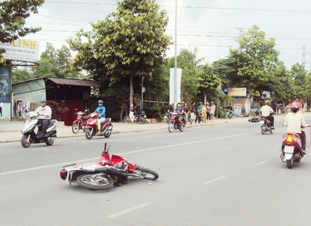 Hiện trường vụ tai nạn