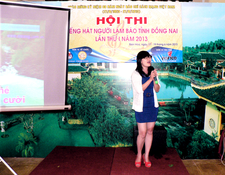 42 thí sinh tham gia hội thi Tiếng hát người làm báo Đồng Nai