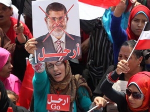 AU tuyên bố việc lật đổ Tổng thống Morsi là vi hiến
