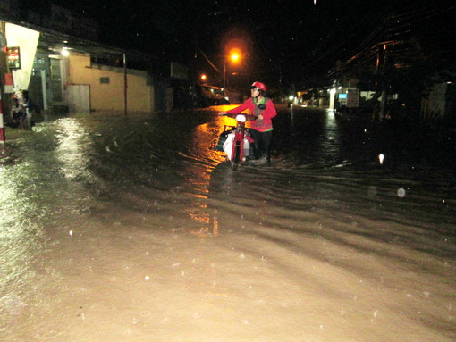 Flash flood causes huge damage in Long Thanh