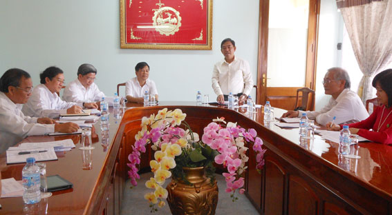 Head of the provincial Party Committee’s Commission for Communications and Education Huynh Van Toi