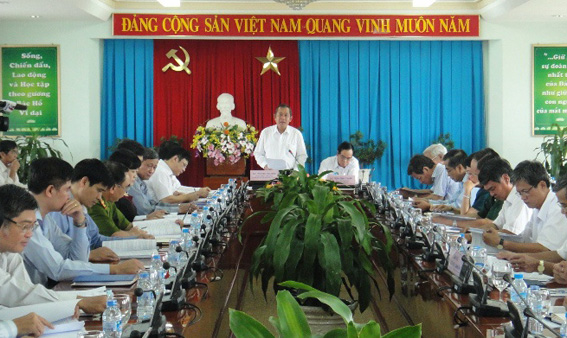 Đoàn công tác của Ban chỉ đạo trung ương về Phòng chống tham nhũng làm việc tại Đồng Nai