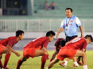 Một buổi tập của đội tuyển U23 Việt Nam. (Nguồn: Goal)