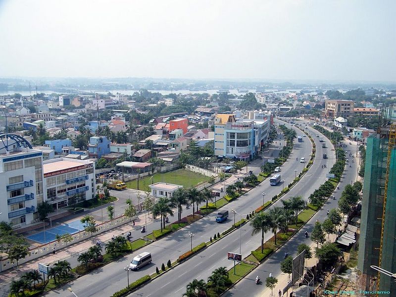 A corner of  Bien Hoa city.